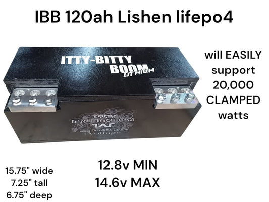 IBB 120AH LISHEN Lifepo4