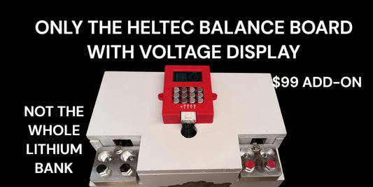 HELTEC BALANCE RED BOARD WITH VOLTAGE DISPLAY